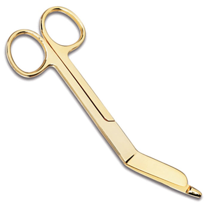 Prestige Medical-5.5 In Gold Plated Lister Bandage Scissor-MedTech-1
